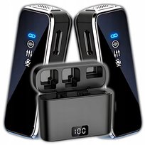 MIKROFON POJEMNOŚCIOWY DO IPHONE PODWÓJNY BLUETOOTH BEZPRZEWODOWY