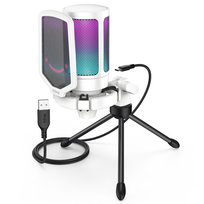 Mikrofon Pojemnościowy Studyjny Fifine A6VW Ampligame USB RGB Plug&Play