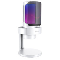 Mikrofon Pojemnościowy Studyjny Fifine A8W Ampligame Usb RGB PnP Gamingowy