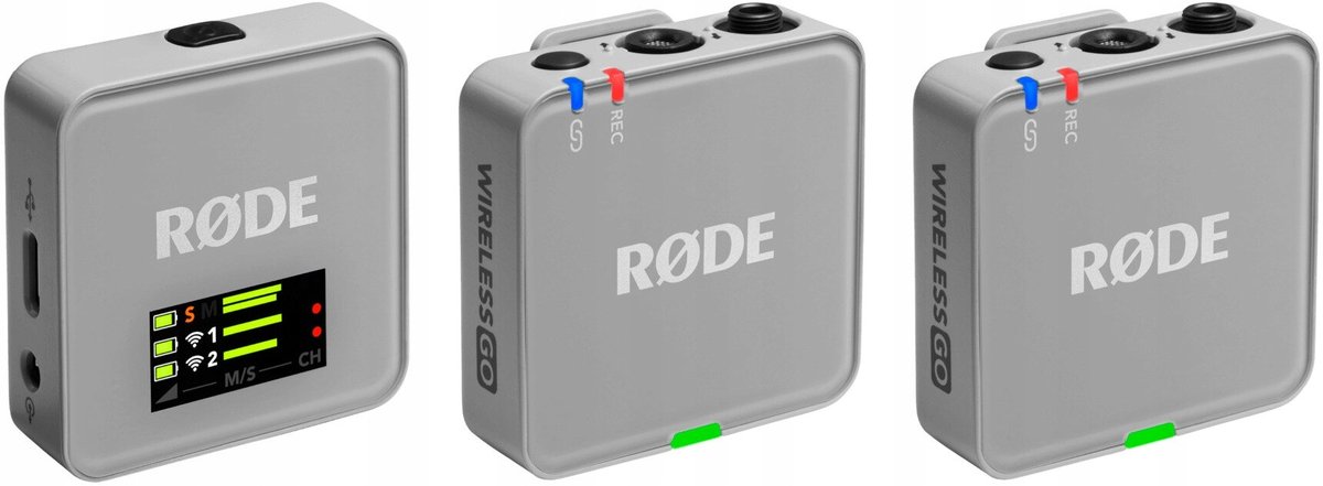 Wigogen 3 Rode Mikrofon Rode Wireless Go III szary (WIGOGEN3STO) - Rode | Muzyka Sklep ...