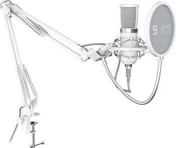 Mikrofon SPC Gear SM950 Onyx White Streaming USB (SPG106) - SPC Gear