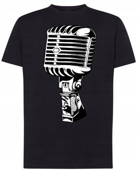 Mikrofon T-shirt Modny Męski Nadruk Rozm.XL - Inna marka