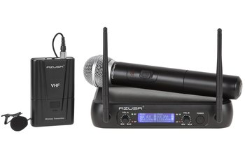 Mikrofon VHF Azusa WR-358LD z dwoma mikrofonami + klip - Inny producent
