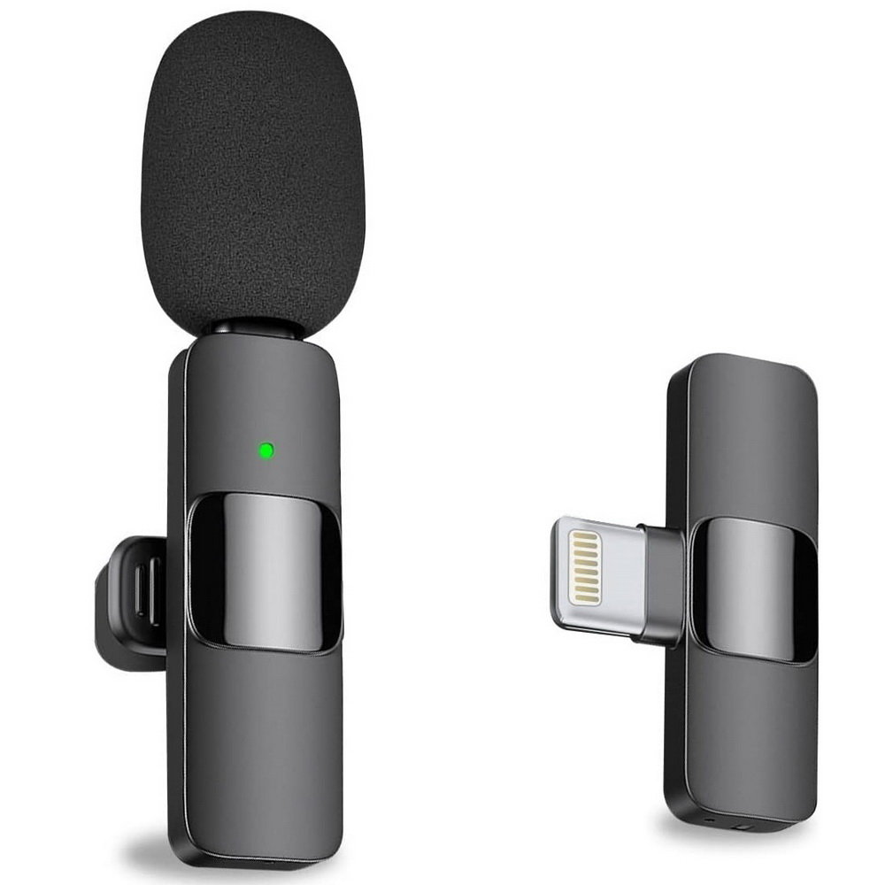 Фото - Мікрофон Mikrofon zewnętrzny krawatowy bezprzewodowy Lavalier do iPhone Lightning V