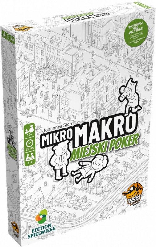 Mikromakro 2 Miejski Poker gra planszowa Lucky Duck Games