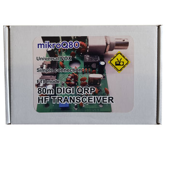 mikroQ80 – FT8 DIGI transceiver 3W DIY KIT - HamRadioShop