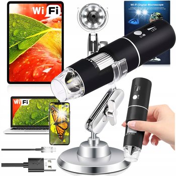MIKROSKOP CYFROWY 1000x 2MP 8 LED WIFI ANDROID iOS 1000x USB-C 360 - Inny producent