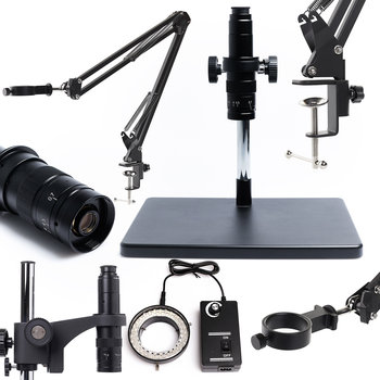 Mikroskop cyfrowy 10A Regulowane oświetlenie 60XLED Ramię do mikroskopu 50mm - Techrebal