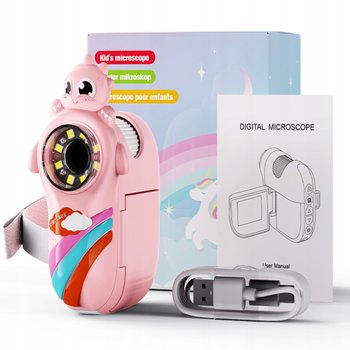 Mikroskop Cyfrowy Optyczny Kieszonkowy dla Dzieci LED Przybliżenie 1000X - AMT
