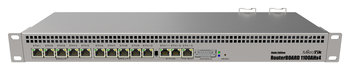 MikroTik RB1100AHx4 Router 13x RJ45 1000Mb/s, 1x microSD, 2x SATA 3, 2x M.2 - MikroTik