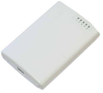 MikroTik (RB750P-PBr2) Mikrotik PowerBox router Fast Ethernet Biały