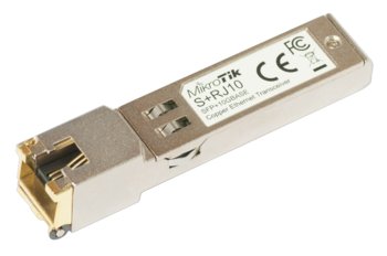 MikroTik S+RJ10 Moduł SFP+ 10Gb/s, RJ45 - MikroTik