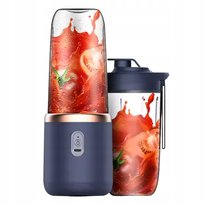 MIKSER RĘCZNY PRZENOŚNY BIDON NA WYNOS 400ML BLENDER BEZPRZEWODOWY SOKOWNIK