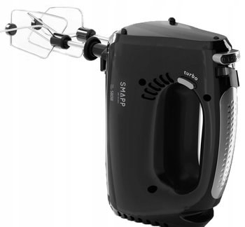 Mikser Ręczny Smapp 580W Turbo 5Prędkości Końcówki - SMAPP