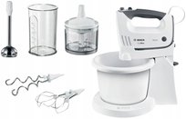 Mikser z misą Bosch ErgoMixx MFQ37490 750W 5 prędkości Funkcja Turbo Stojak