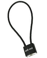Mil-Tec, Kłódka z linką 38cm, czarna Mil-Tec