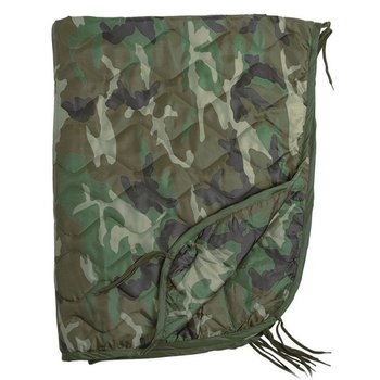 Mil-Tec Koc Podszewka Poncho US Liner 150x200 cm Woodland - Woodland - Mil-Tec