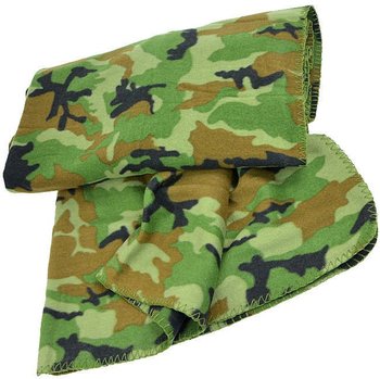 Mil-Tec Koc Polarowy z Pokrowcem Woodland - Woodland - Mil-Tec