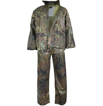 Mil-Tec Komplet Przeciwdeszczowy Flecktarn - Flecktarn - S - Mil-Tec