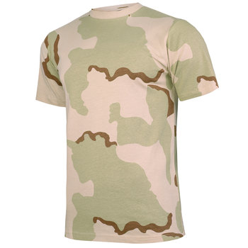 Mil-Tec Koszulka T-shirt Desert 3-color - Desert 3-color - M - Mil-Tec