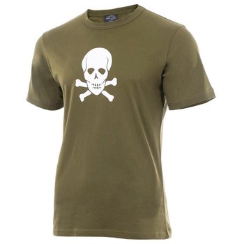 Mil-Tec Koszulka T-shirt Olive z Czaszką - M - Mil-Tec