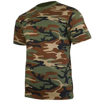 Mil-Tec Koszulka T-shirt Woodland - Woodland - L - Mil-Tec