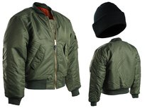 Mil-Tec Kurtka Wojskowa Pilotka MA1 Basic US ARMY FLYERS Flek Olive 3XL Mil-Tec