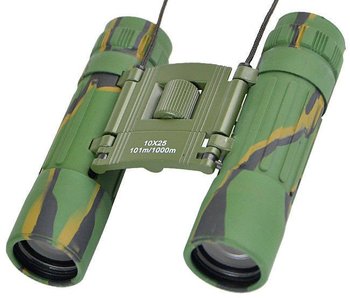 Mil-Tec Lornetka 10x25 Woodland - Woodland - Mil-Tec