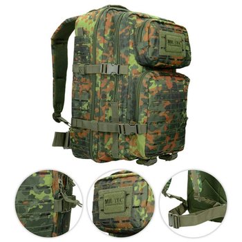 Mil-Tec, Plecak taktyczny, Laser Cut Flecktarn, 36L - Mil-Tec