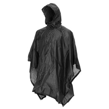 Mil-Tec Poncho Przeciwdeszczowe Basic Czarne - Mil-Tec