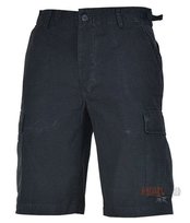 Mil-Tec Spodenki Bermudy Rip-Stop Czarne - Czarny - S Mil-Tec
