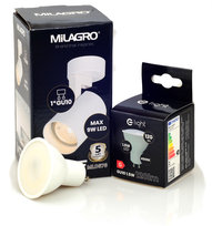 MiLAGRO oprawa Volf Spot biały lampa kinkiet + żarówka LED 1,5W barwa NEUTRALNA