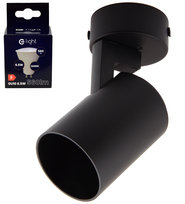 MiLAGRO oprawa Volf Spot czarny lampa kinkiet + żarówka LED 6,5W ciepła