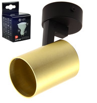 MiLAGRO oprawa Volf Spot złoty lampa kinkiet + żarówka LED 5W barwa NEUTRALNA