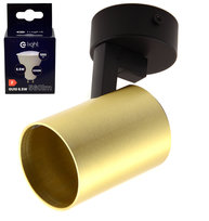 MiLAGRO oprawa Volf Spot złoty lampa kinkiet + żarówka LED 6,5W ciepła