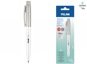 Milan, Ołówek automatyczny, PL1 Antibacterial, HB, 0.7 mm, szary - Milan