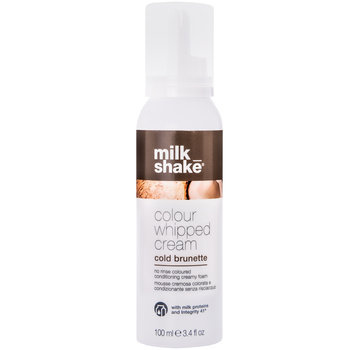Milk Shake Color Whipped Cold Brunette odżywcza pianka koloryzująca do włosów zimny brąz 100ml odżywia regeneruje - Milk Shake