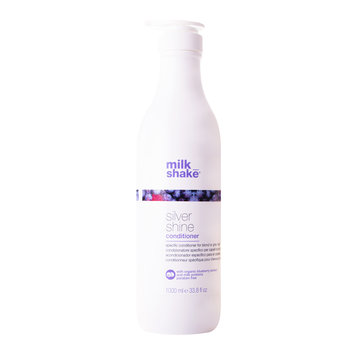 Milk Shake Silver Shine Conditioner odżywka do włosów blond i siwych pielęgnująca 1000ml neutralizuje żółte refleksy - Milk Shake