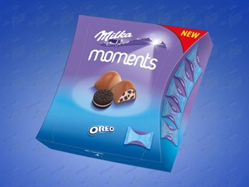 Milka moments oreo czekoladki praliny 92g - Milka