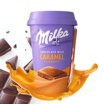 Milka napój mleczny Caramel czekoladowy z karmelem 220ml