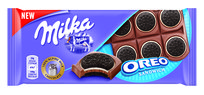 Milka oreo ciastka kakaowe smaku waniliowym 92g