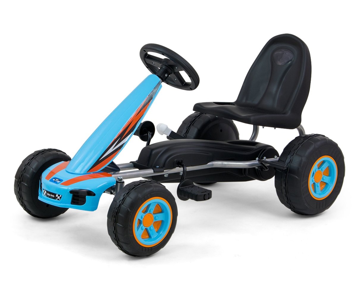 Milly Mally, gokart na pedały Viper, niebieski