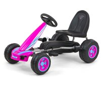 Milly Mally, gokart na pedały Viper, różowy