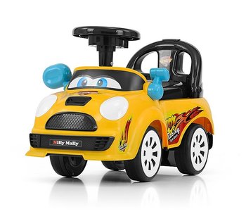 Milly Mally, jeździk Joy, żółty - Milly Mally