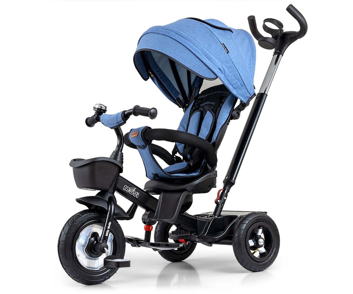 Poussette Interactive Racer Milly Mally – Roues Réversibles, Guidon, Mélodies, Klaxon – Dès 12 Mois
