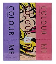 Milton-Lloyd Colour Me Violet Pop Art Pink, zestaw, 3 x 50 ml
