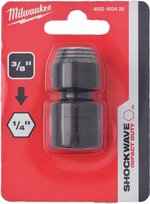Milwaukee 4932493426 Adapter udarowy do bitów 3/8" kwadrat na 1/4" Hex Milwaukee