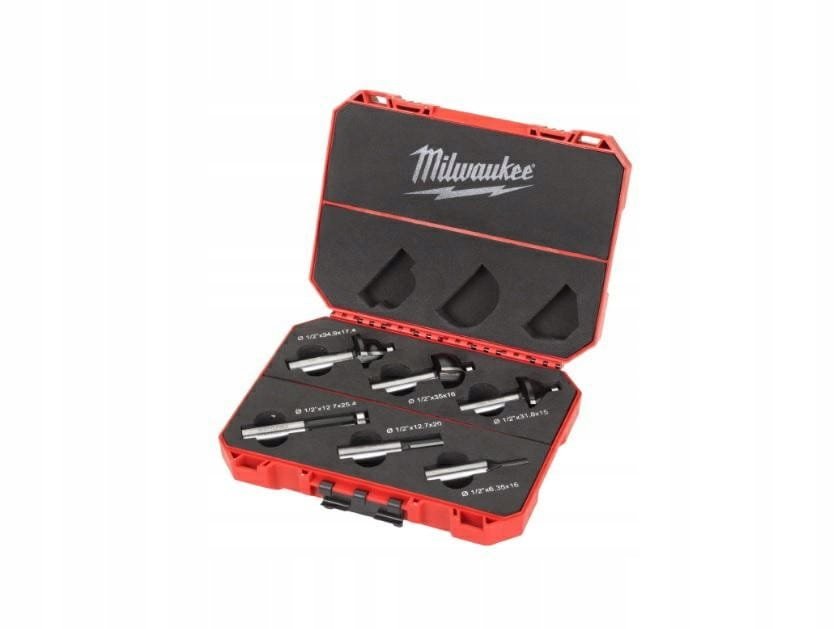 Milwaukee MILWAUKEE FREZY DO DREWNA 12,7mm KOMPLET 6szt.