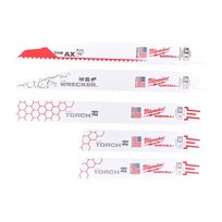 MILWAUKEE, Zestaw brzeszczotów do piły szablastej - 5 szt