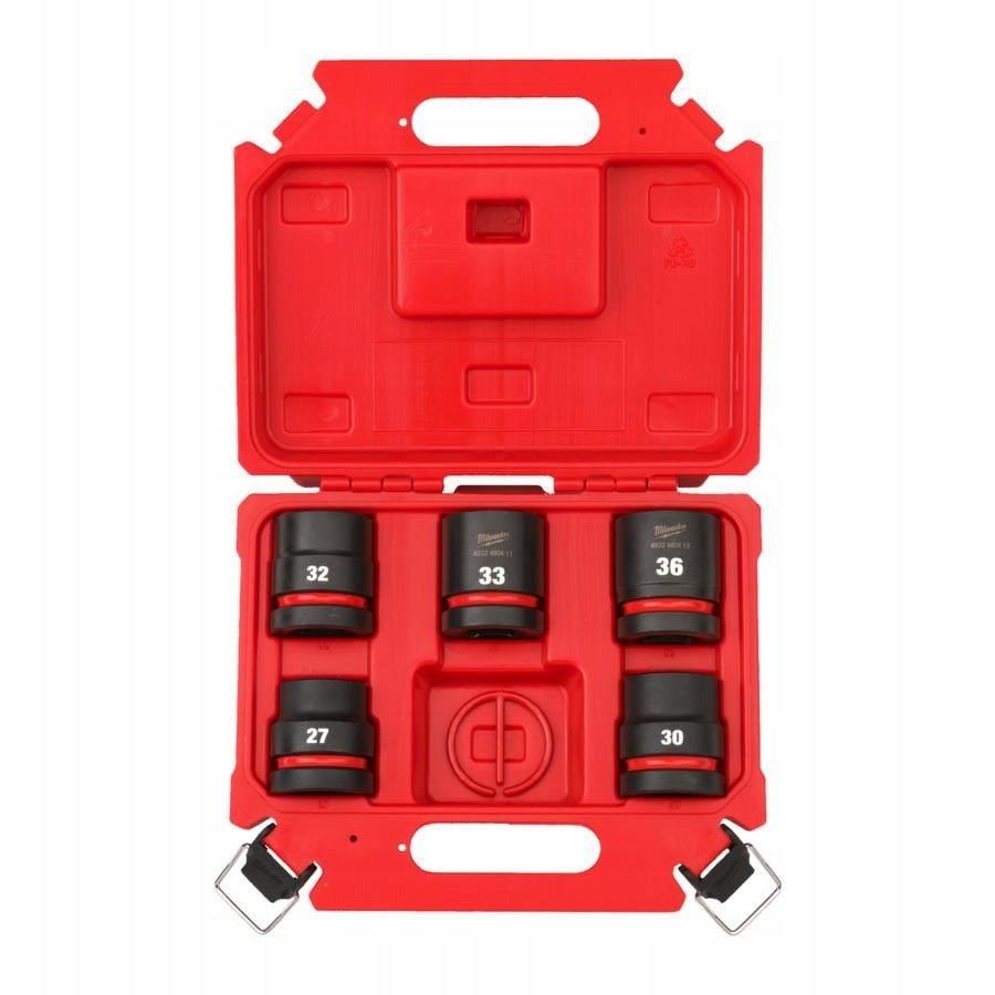 Milwaukee Set of impact heads (short) 3/4" 5 pcs. (27,30,32,33,36mm) Milwaukee